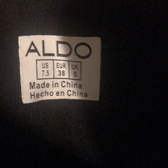 Black Aldo high heel boots - Picture 4 of 5